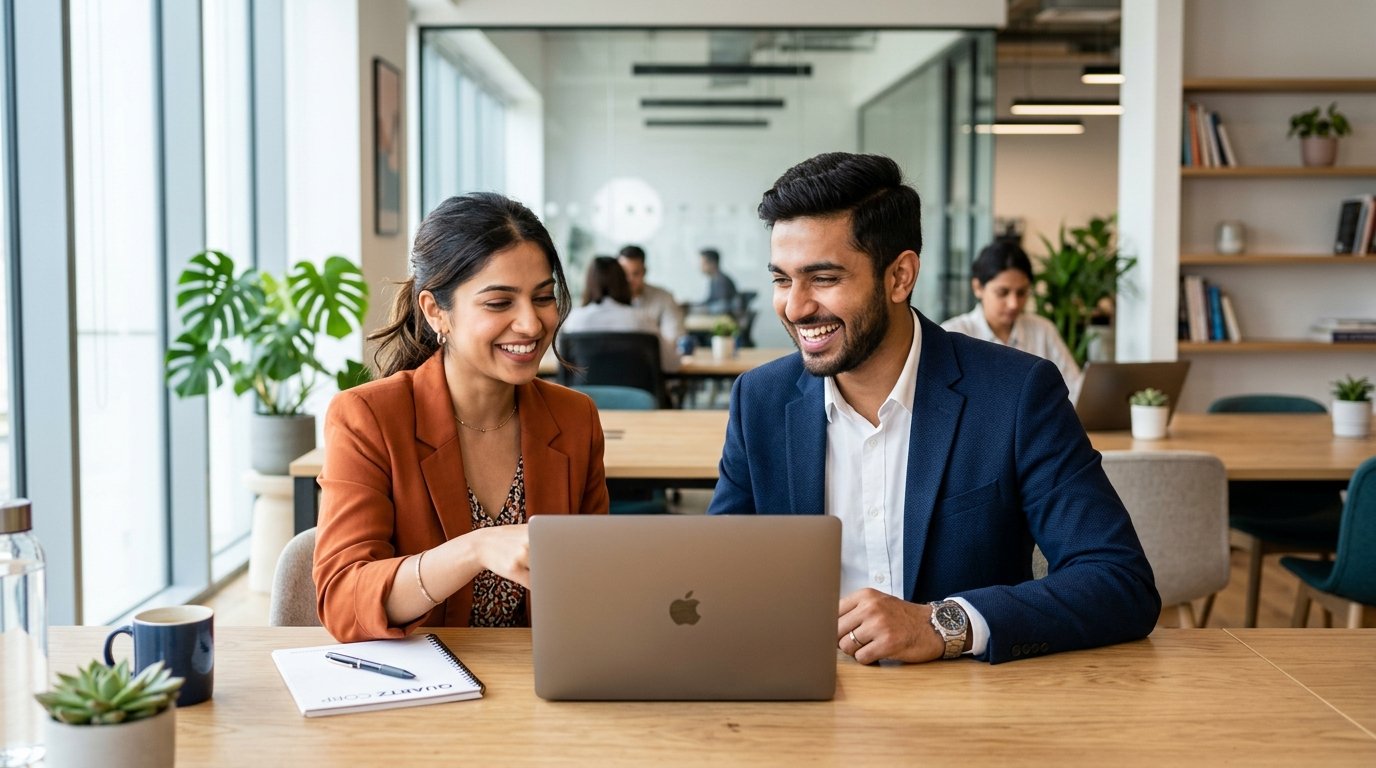 Young Indian professionals building careers